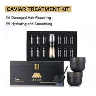 Jihoda Black Diamond Caviar Hair Treatment Kit Set Haircare