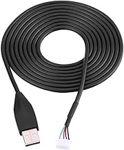 USB Cable Replacement for Logitech MX518 Mouse, 2 Meter Length Game Mouse Cable, 3.5 mm Cable Replac