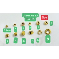 Ball Charm Series - hot genuine AU Gold Block - 10kara material - 24 Carat9999 sll KJ Kent jewelry