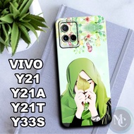 CC32/Flexible rubber softcase for Vivo Y21, Y21A, Y21T, Y33S hijab Motif/case Vivo Y21/case Vivo Y21