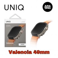 UNIQ Valencia Apple Watch Ultra 輕薄鋁合金防撞保護殼 49 mm-鈦銀