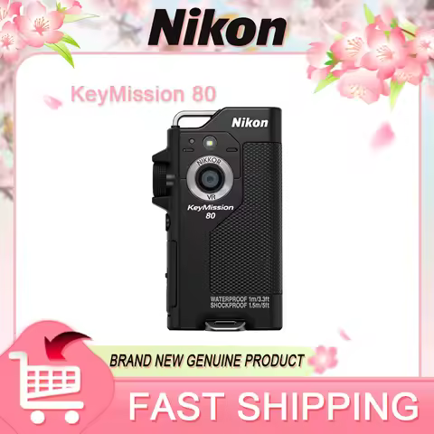 Nikon KeyMission 80 Mini Digital Camera VR stabilization 12MP Portable Dual Camera Outdoor Cycling a