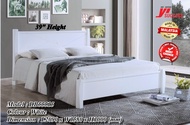 Yi Success Jeff Wooden Queen Bed / Export Quality Queen Bed / Katil Queen Kayu / Wooden Double Bed / Strong KD Bedbase