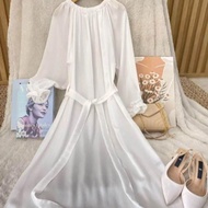 Diskon Floren Dress Shimmer Silk Gamis Simple Dan Elegan Untuk Remaja
