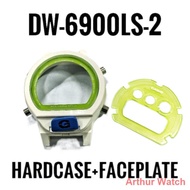 tali jam ✌() ORIGINAL CASIO G-SHOCK DW-6900CB-1 HARDCASE + GLASSES SIDE BUTTON G SET. FIT DW-6900 WA