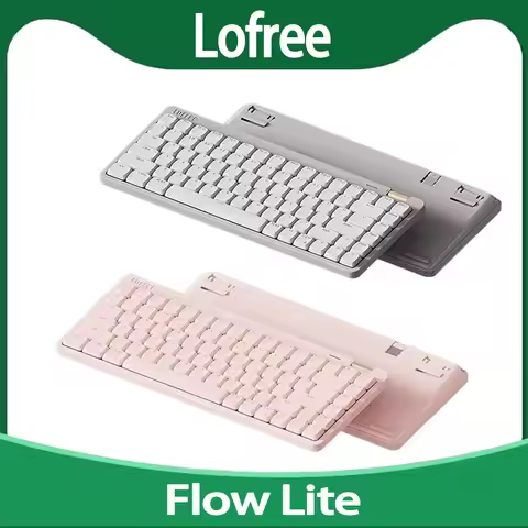 Lofree Flow LITE Tri-mode Gasket Low-Profile Mechanical Keyboard Wireless Bluetooth 2.4G Customized 