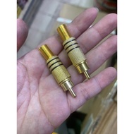 2 RCA GOLD jacks
