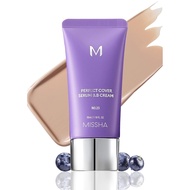MISSHA M PERFECT COVER SERUM BB CREAM No.23 Natural Beige-Light/Medium with Cool/Neutral Undertone, 