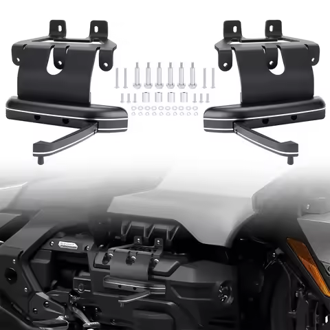 For Honda Gold Wing GL1800 F6B 2018-2025 Motorcycle Flip Foot Pedals Adjustable Highway Pegs Driver 