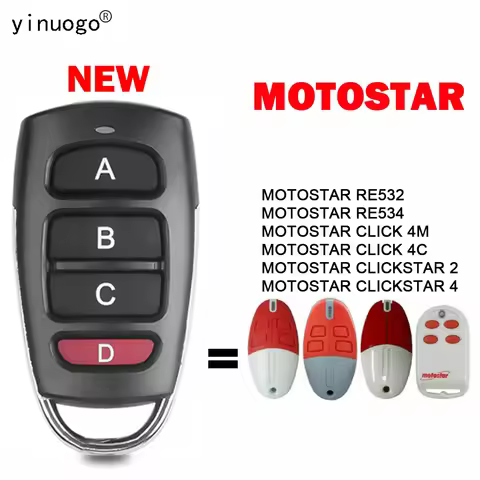 MOTOSTAR CLIKSTAR 2 / CLICKSTAR 4 / CLICK 4M / CLICK 4C RE532 RE534 Cloning Remote Control Replaceme