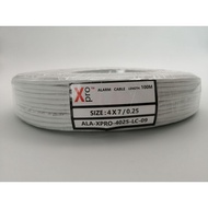 ALARM CABLE XPRO 4 CORE 7/0.25 LC100M