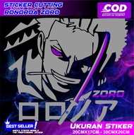 Stiker Ronoroa Zoro Sticker Cutting Zoro Enma