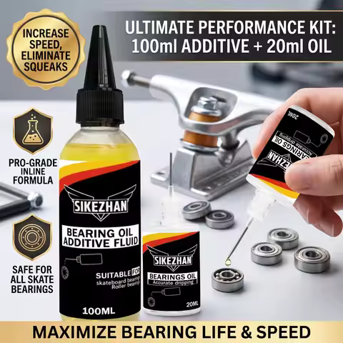 Roller Skate Oil & Skateboard Bearings Lube, Anti-Rust Liquid Lubricant Maintenance with Precise Dri