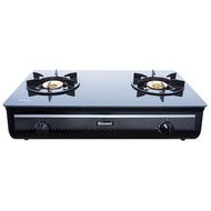 Rinnai Rinai 2-Burner Glass Gas Stove RI-712 GA (B)