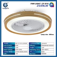 IWACHI โคมไฟพัดลม 3แสง ขาว วอร์ม 4000K LED45W FAN15W Fan Light 3color ควบคุมระบบผ่านApp พร้อมรีโมท