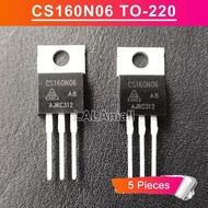 5pcs CS160N06 TO-220 60V/160A N-channel MOSFET Transistor New Original