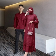 Baju Couple Muslim Baju Couple Maxi Dress Undangan Pesta Idul Fitri