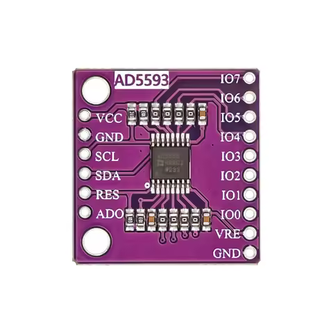 8-Channel AD5593 Converter ADC/DAC Configurable 12-Bit Analog-to-Digital Converter