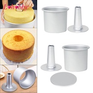 [Lohobby] Chiffon Cake Pan Baking Tray DIY Muffin Tin Cake Tin for Mousse Cakes Bread