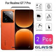 2 Pcs Realme GT7 Pro 5G Tempered Glass Full Cover For Realme C75 C65 C63 C61 C67 C55 C53 C51 Note 60
