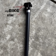 Zoom Alloy seatpost C208 27.2 x 350mm - Black