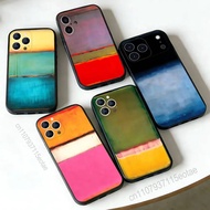 TP-1 Mark R-Rothko Art  Phone Case Silicone Soft For IPhone 16,17,15,11,13,12,14,Mini,Pro,Max,Plus,A