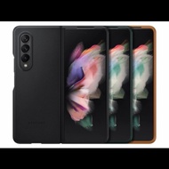 Original Case Samsung Galaxy Z Fold 3 Fold3 Leather Cover Casing Kulit