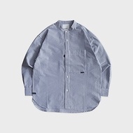 DYCTEAM - Collarless shirt (dark blue)