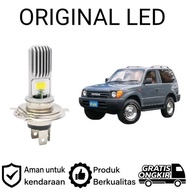 AM 2pcs H4 COB LED Headlights for Toyota Land Cruiser Prado 90
