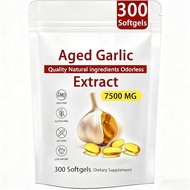 Aged Garlic Extract – 300 Count Odorless Garlic Supplement for Heart & Immune Support – Non-GMO, All