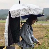 台灣現貨24小時出貨 防晒 防紫外線雨傘可背式遮陽傘太陽傘防晒傘戶外擺攤釣魚傘釣傘採茶傘背傘正羽  露天市集  全台最大