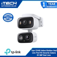 Tapo C246D Indoor/Outdoor Dual Lens Pan/Tilt Security Camera 2K 3MP Dual Lens