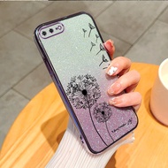 case for iphone 7 plus 8 plus 6 plus 6s plus 7 8 6 6s Sparkling Pink Phone Case Dandelion Pattern An