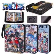 One Piece Cards holder 2x2 400pcs Anime Binder Card Holder Luffy ACE Zoro Zipper Album Book Capacity
