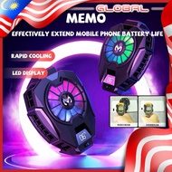Original MEMO Fan Cooler Phone Radiator Finger Sleeve Gaming Mobile Cooling Fan PUGB Game DL01 DL5 D