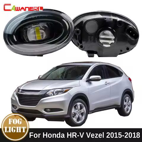 2 X Car Driver + Passenger LED Fog Light Assembly DRL 30W H11 High Bright For Honda HRV HR-V Vezel 2
