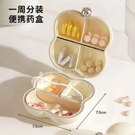 medicine pill box pill box Medicine Packing Box Portable Pill Box One Week Pill Capsule Sorting Box 