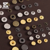 Alloy Snap Fastener 655/633/831 Four-Color Leather Buttons Hidden Hook Sewing Free Hardware Accessor