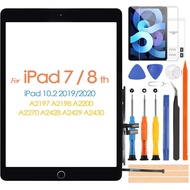 Touch Screen for iPad 7 7th 8 8th Gen 2019 2020 Screen Replacement, iPad 10.2" A2197 A2198 A2200 A22
