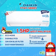 (WEST MSIA) Daikin 1.5hp Inverter Wall Mounted Air-Conditioner FTK35B/RKF35A (R32 Gas)