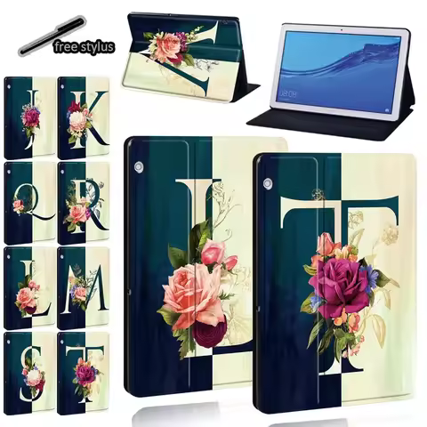 Tablet Case for Huawei MediaPad M5 Lite 10.1/M5 10.8/MediaPad T5 10 10.1/T3 8.0/T3 10 9.6 Inch Print