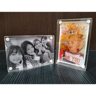 2R magnetic photo card frame/photo frame/2-sided frame