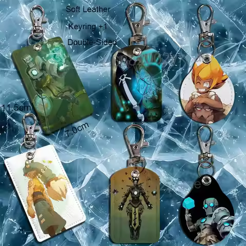 Yugo Nox Wakfu Leather Card Holder with Exquisite Keychain purpose Case for Metro ID Access Control 