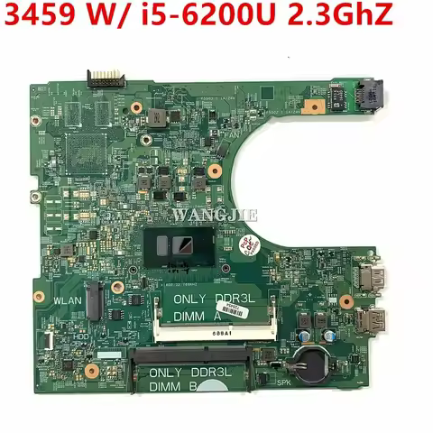 030J5G CN-030J5G For Dell 3459 Laptop Motherboard W/ i5-6200U 2.3GhZ CPU 30J5G 100% Working