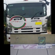 FVZ 34 T Sticker for Isuzu Giga Truck