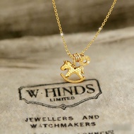 Sand Gold Flashing Ice Ice Immediately Rich Golden Trojan Necklace Pony Copper Coin Bracelet Stacked