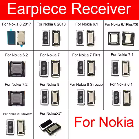 Top Earpiece Flex For Nokia 6 6.1 6.2 7 7.1 7.2 8 Sirocco 8.1 9 PureView X6 X7 X71 Plus 2017 2018 Ea