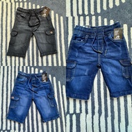 SOFT DENIM 6 POCKET CARGO SHORTS