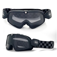 Outdoor Sports Goggles Motorcycle Goggles 100% Helmet Goggles Harley Retro Goggles Windproof Dust Go