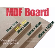 💥HOT DEAL MDF Board (1ft x 2ft) 18mm Thickness Board Customizing to sizes